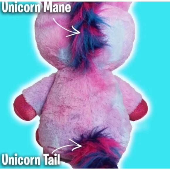 NIB Ontel Star Belly Dream Lites Stuffed Unicorn Night Light Magical Pink/Purple - Picture 5 of 9